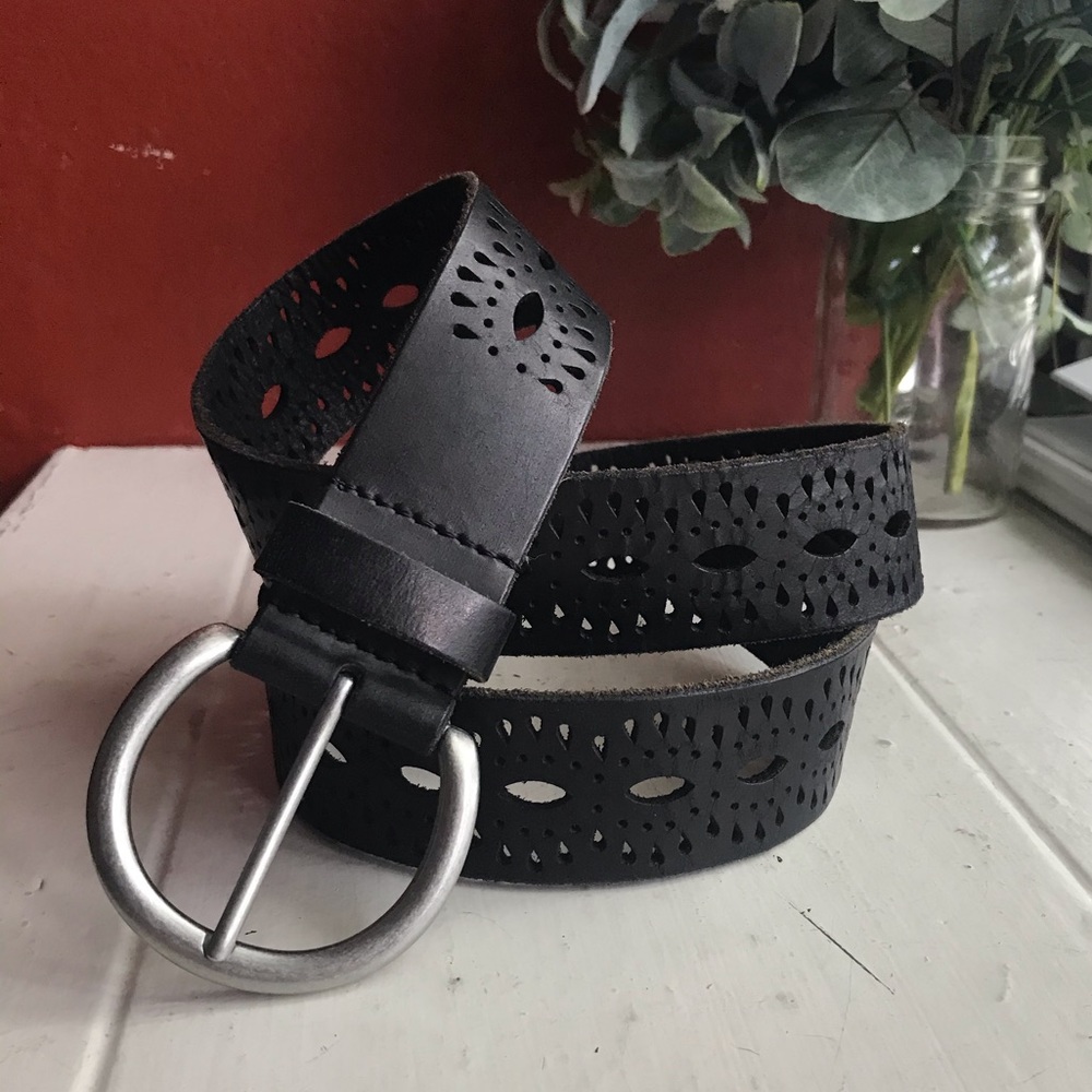 Lucky Brand Leather Belt Size Small